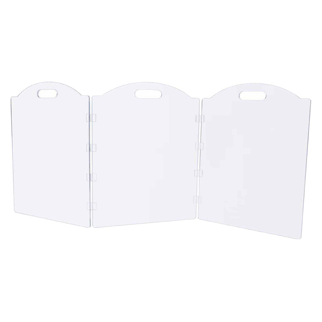 Transparent Acrylic Freestanding Foldable Dog Gate