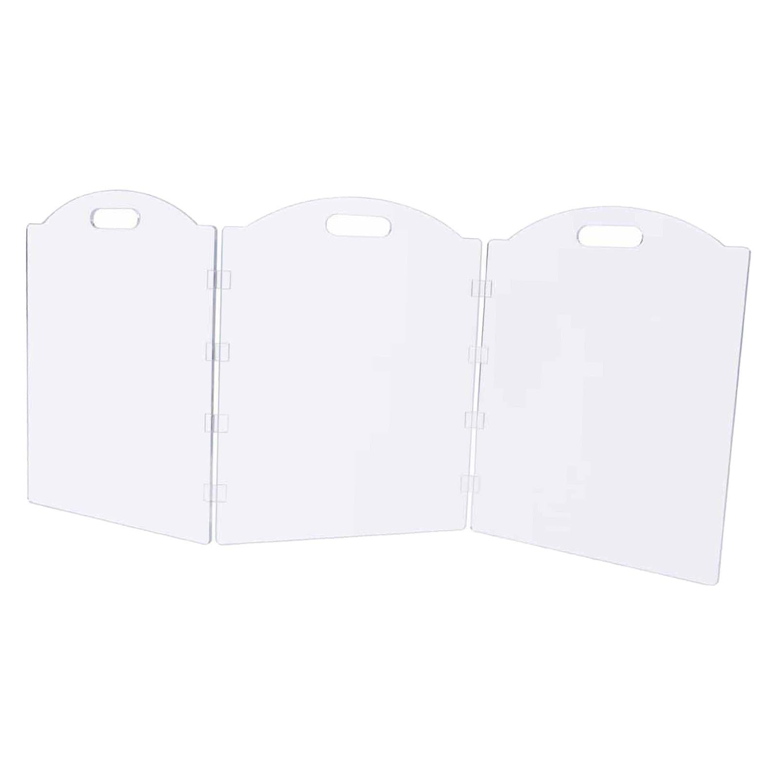 Transparent Acrylic Freestanding Foldable Dog Gate