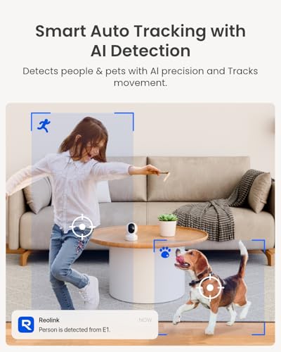 4MP Indoor WiFi Pet Camera 2-Pack with SD Card
