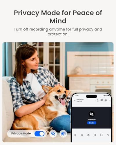 4MP Indoor WiFi Pet Camera 2-Pack with SD Card