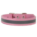 2-Pack Reflective Luminous Leather Pet Collars