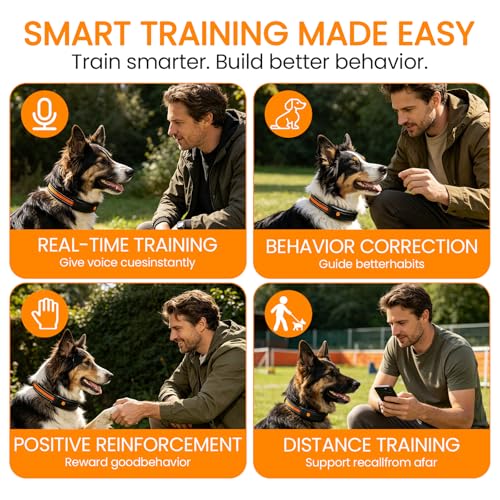 Wireless GPS Dog Fence Collar with Heart & Respiratory Monitoring