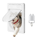 Smart Electronic Pet Door with Sensor Key & 3 Modes