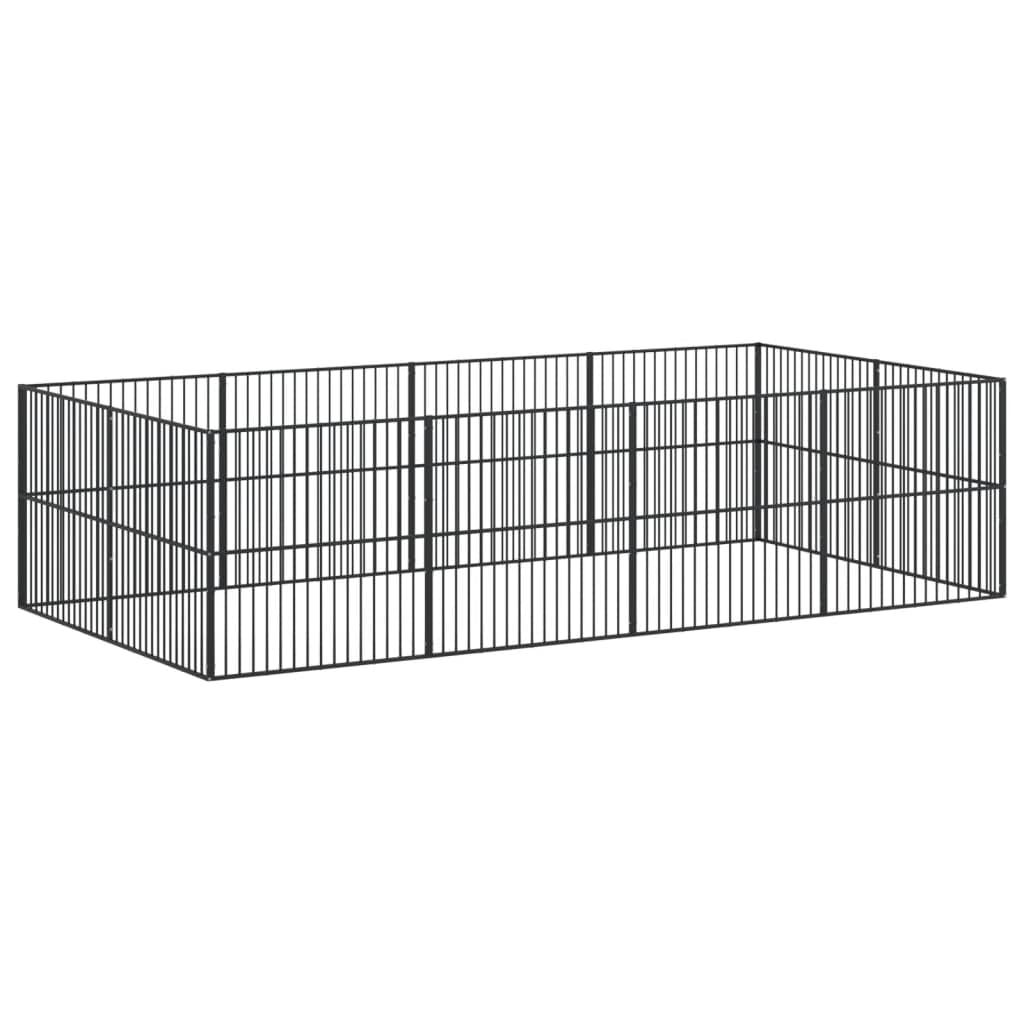 12-Panel Heavy-Duty Outdoor Dog Playpen