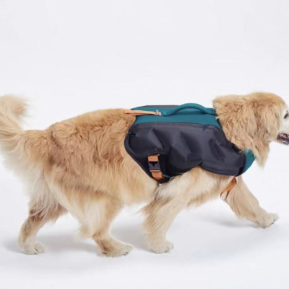 Inflatable Dog Life Jacket with Safety Handle