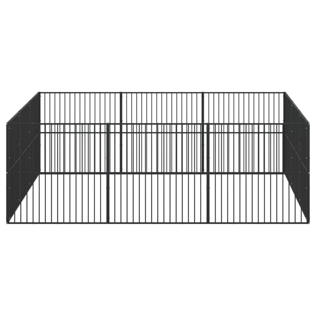 12-Panel Heavy-Duty Outdoor Dog Playpen