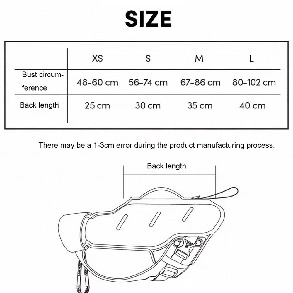 Inflatable Dog Life Jacket with Safety Handle