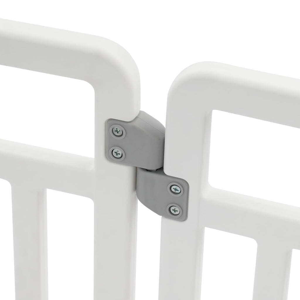 Freestanding Dog Gate with Walk-Through Door