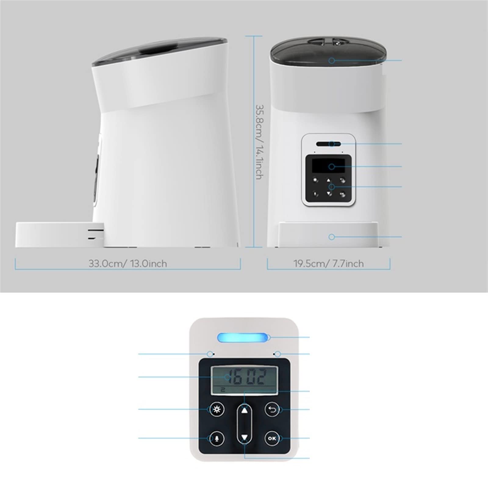 Smart Automatic Pet Feeder with Timed Portions