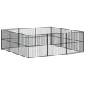 12-Panel Heavy-Duty Outdoor Dog Playpen