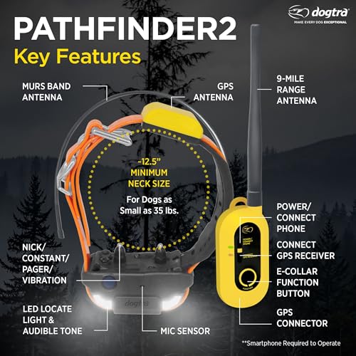 GPS Dog Tracker & Training Collar with 9-Mile Range