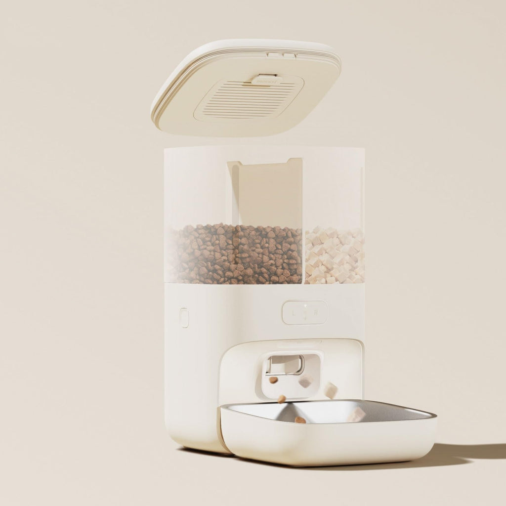 Dual Compartment Smart Pet Feeder with App Control