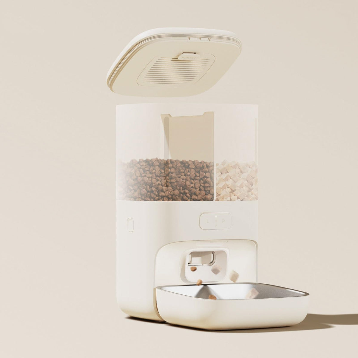 Dual Compartment Smart Pet Feeder with App Control