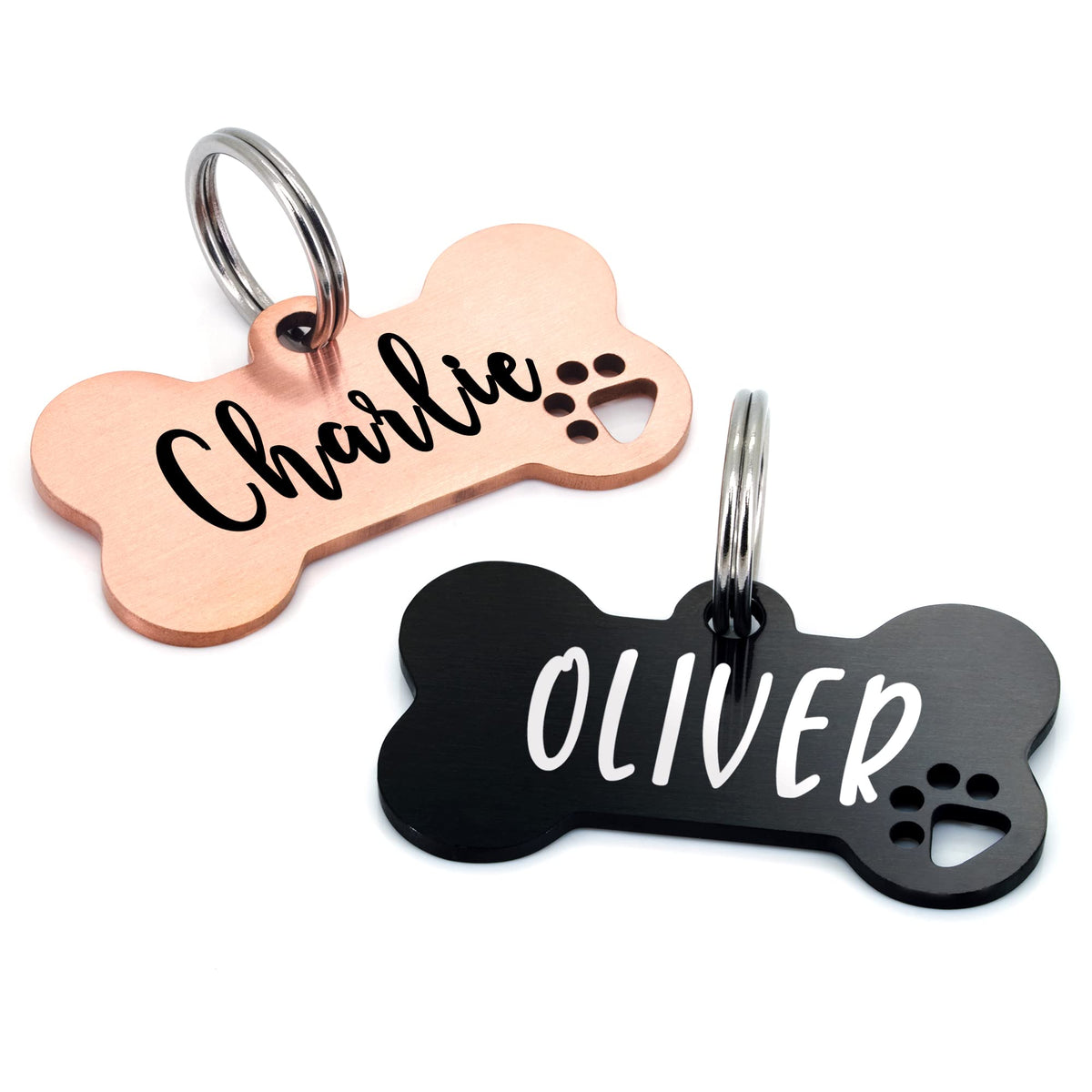 Ultra Joys Custom Personalized Bone Dog ID Tag for Pets