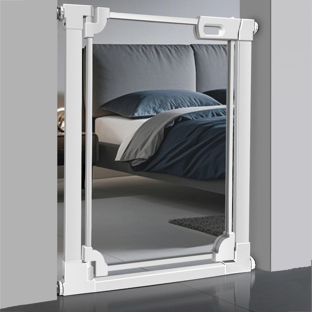 Adjustable Acrylic Pet Safety Gate with Auto-Close