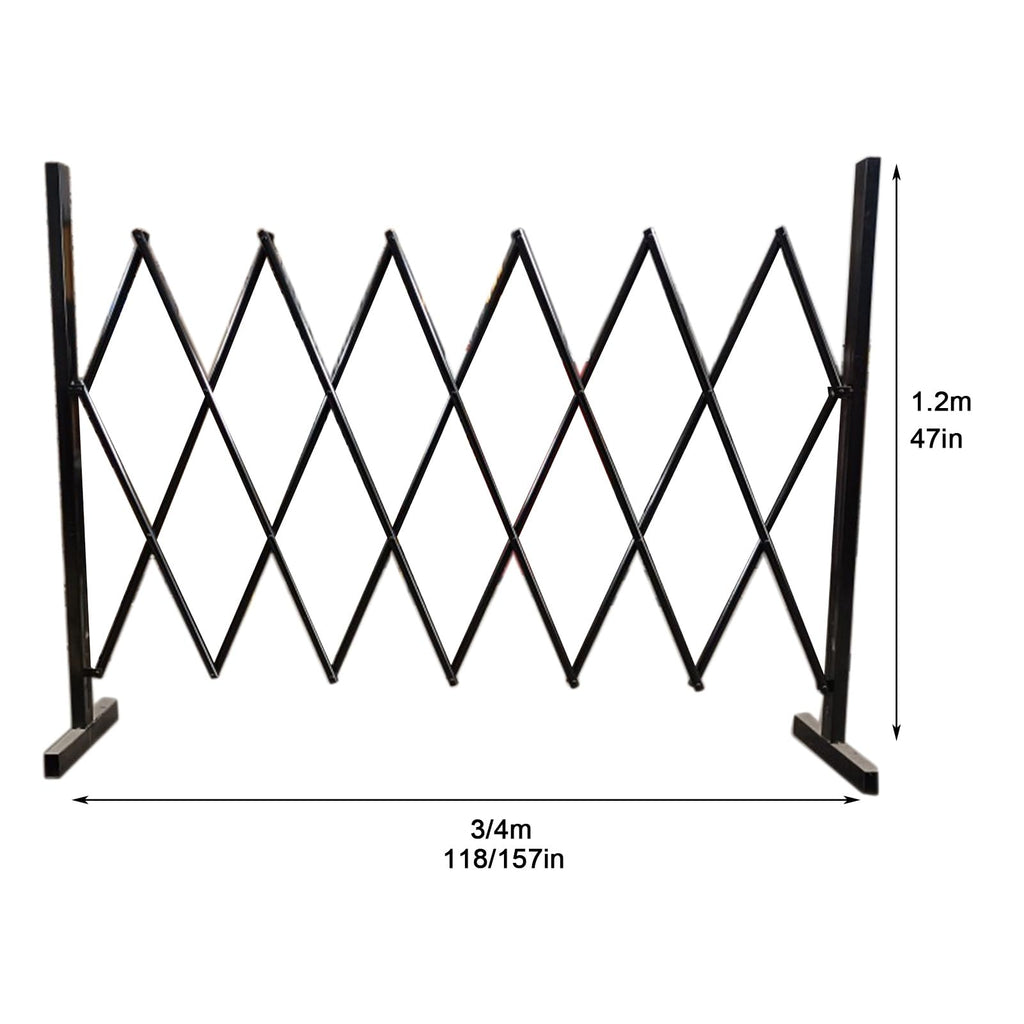 Expandable Heavy-Duty Portable Metal Barrier