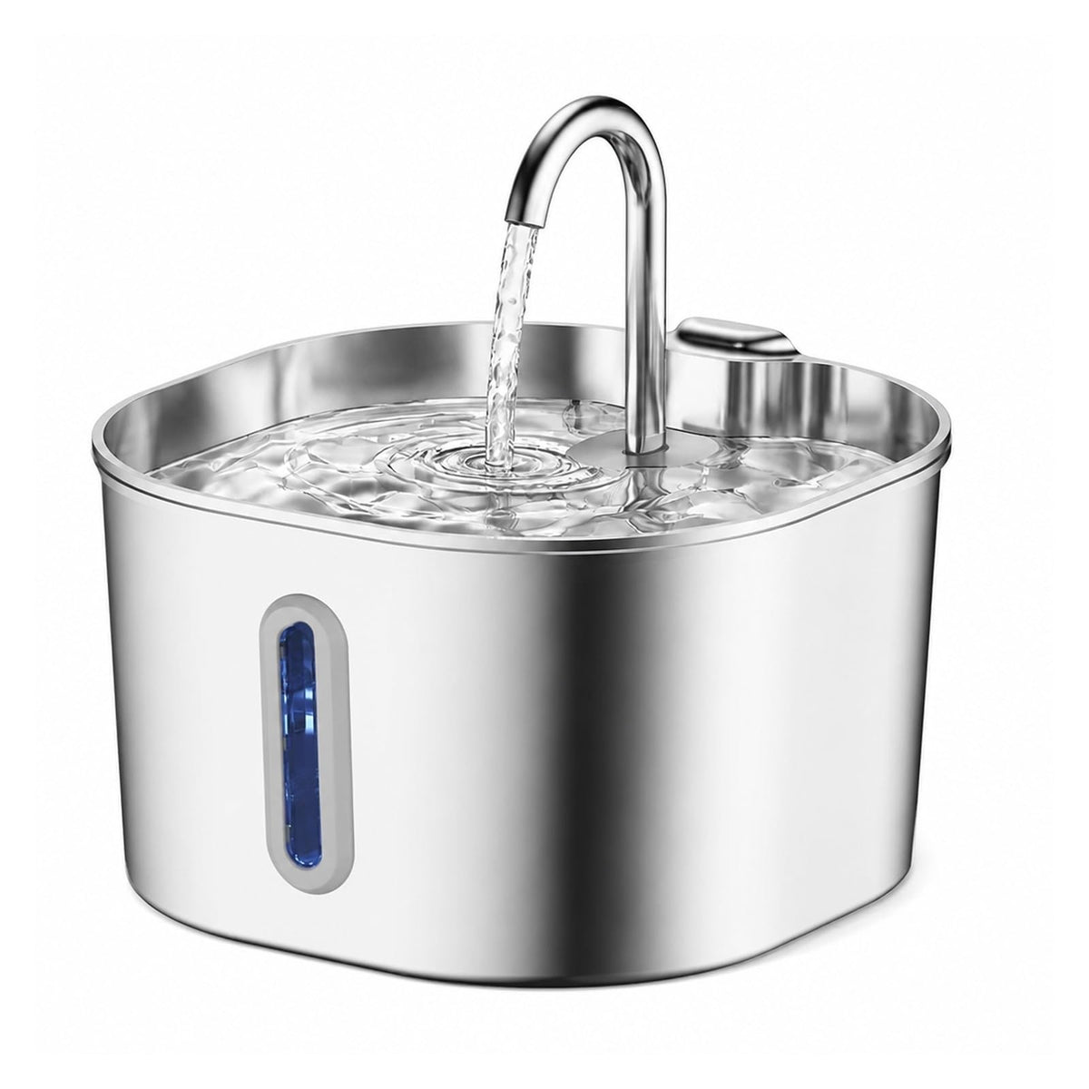 Cat Water Fountain, 2.2L Automatic Cat Water Fountain Stainless Steel