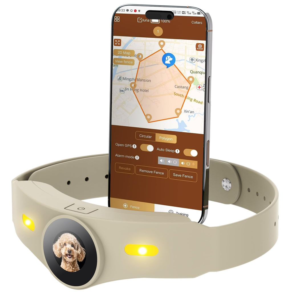 GPS Wireless Dog Fence Collar System with App