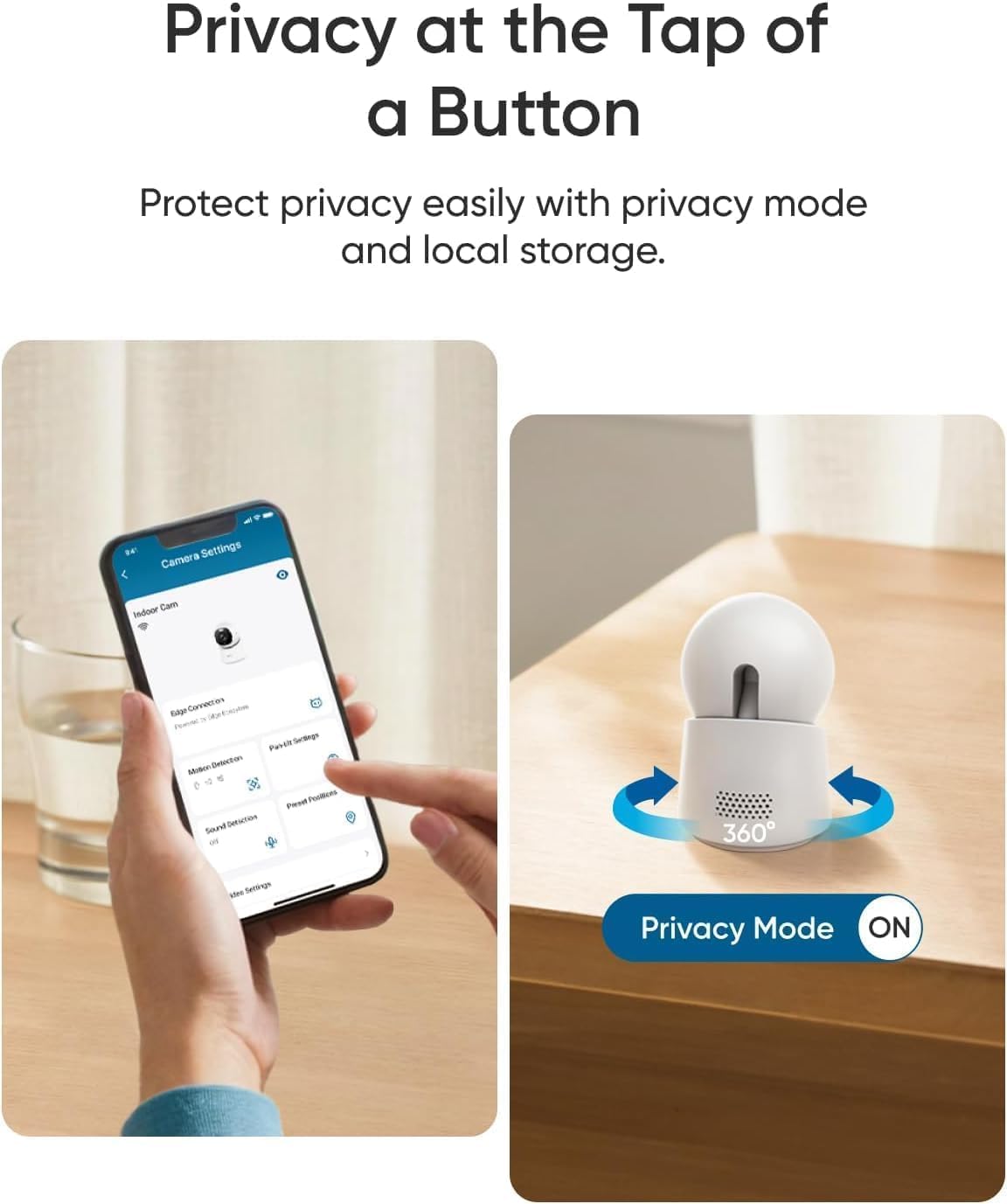 4K Indoor Pet Camera 2-Pack with App Monitoring