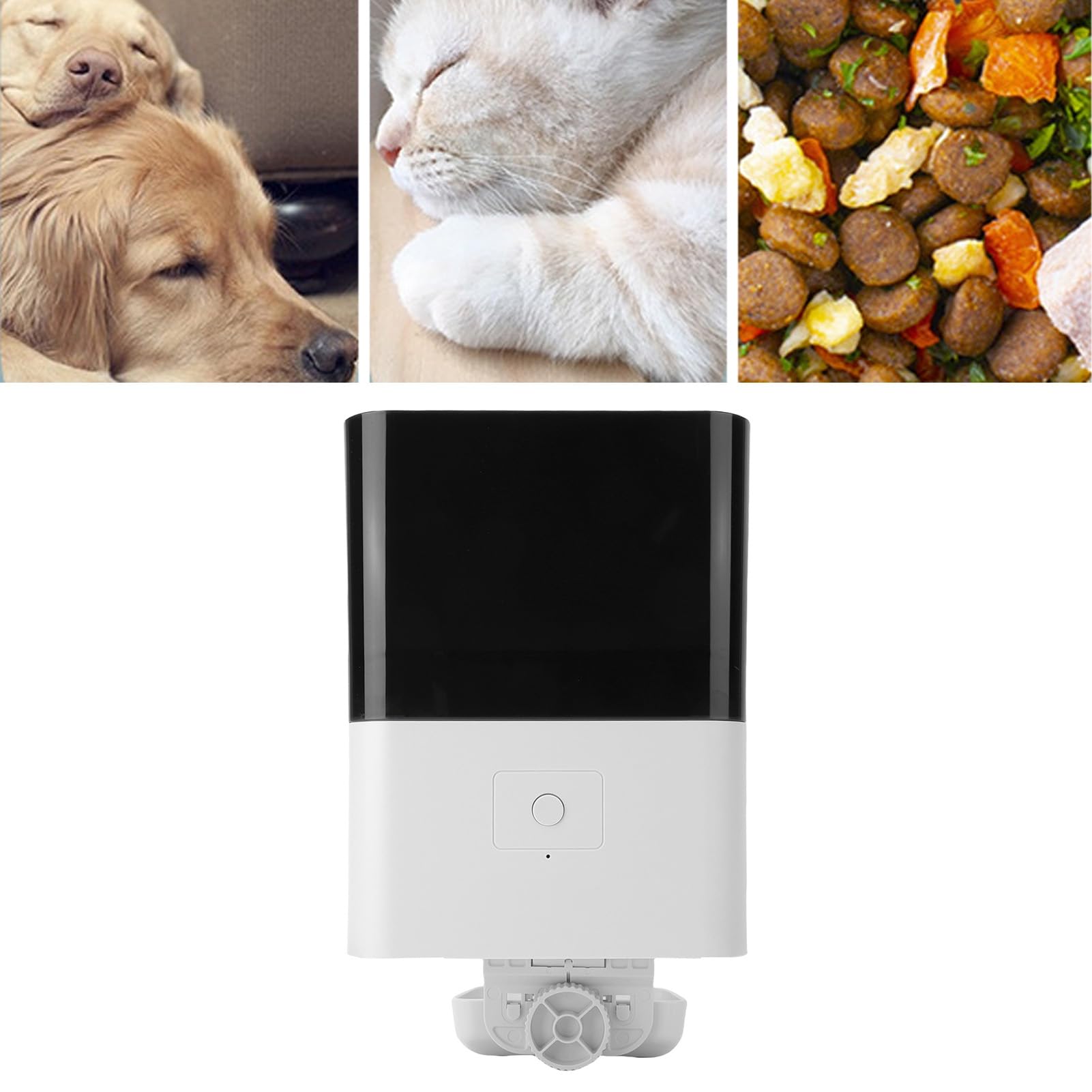 banapoy Hanging Automatic Pet Feeder, Timed Cage Mount Food Dispenser