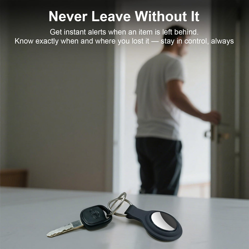 Tracker Tags-2 Pack Item Finder Compatible with Apple Find My (iOS Only)