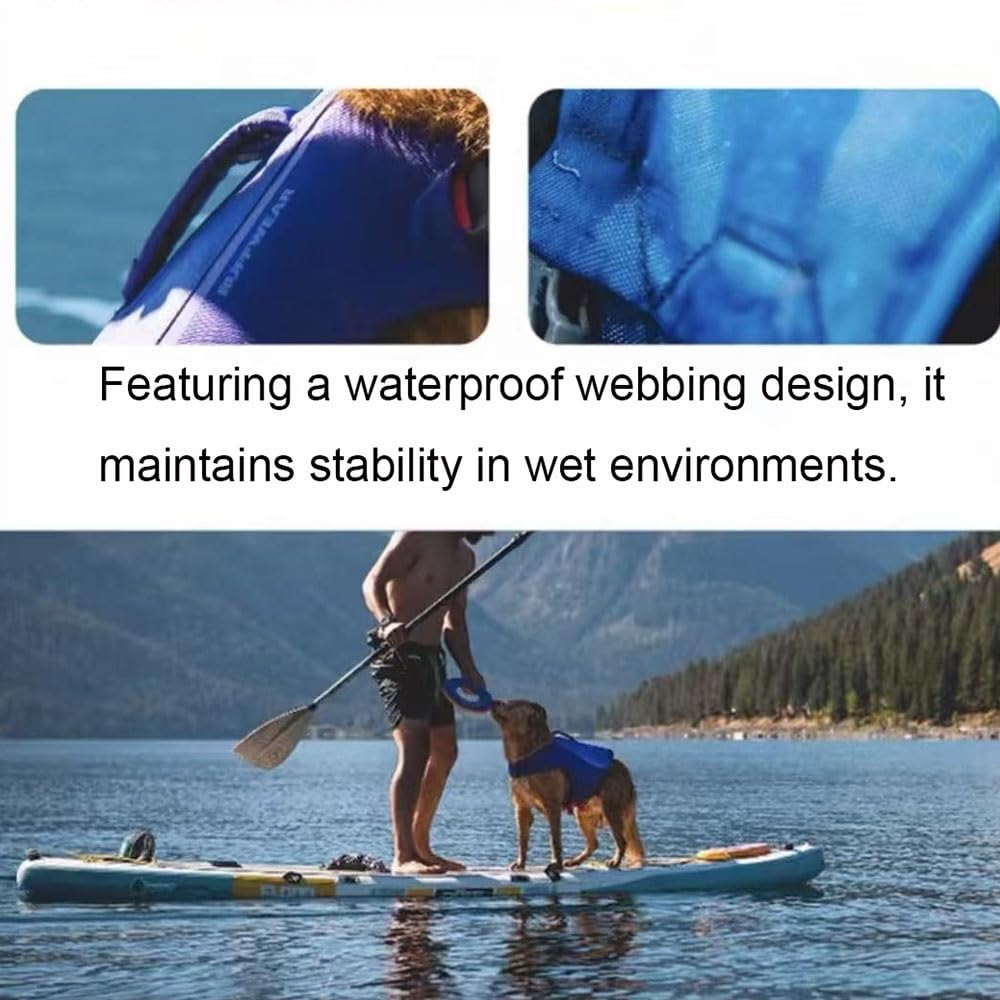 Adjustable Dog Life Jacket with Rescue Handle