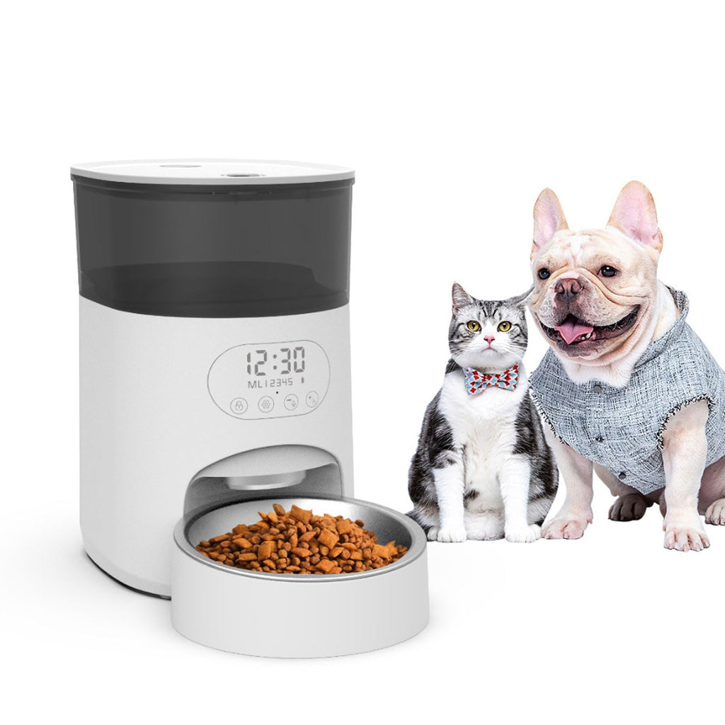 2-Pack 4L Automatic Smart Pet Feeders for Cats & Dogs