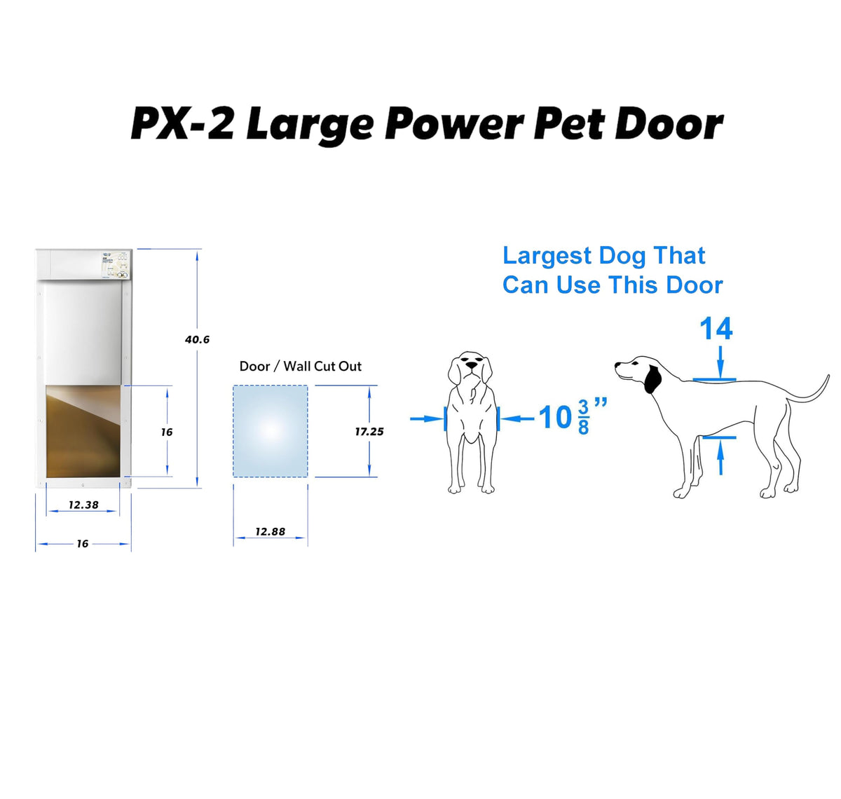 WiFi Automatic Electronic Pet Door with App Control
