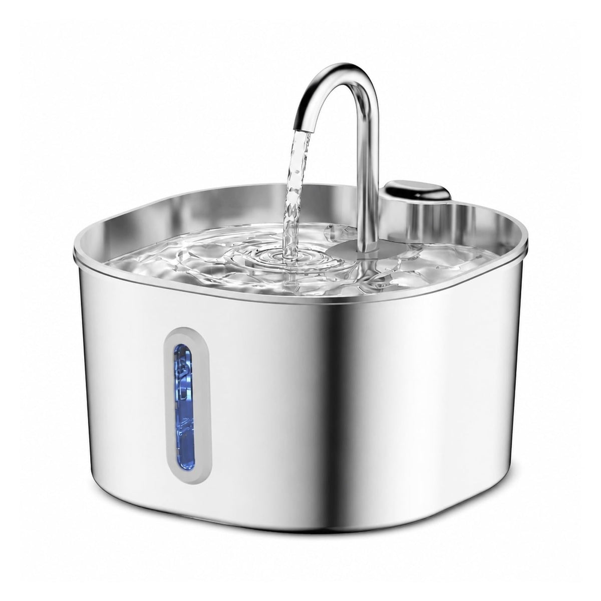 Cat Water Fountain, 2.2L Automatic Cat Water Fountain Stainless Steel