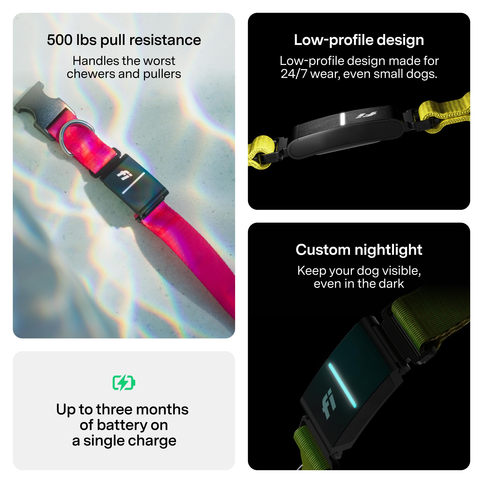 Smart GPS Dog Tracker Collar with Health & Escape Monitoring