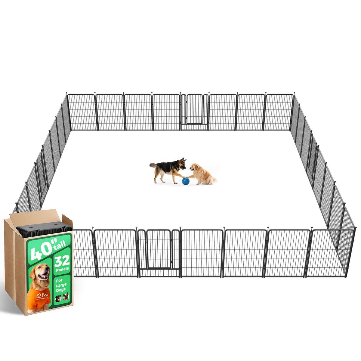 FXW Rollick Dog Playpen, Indoor, Yard & RV Camping