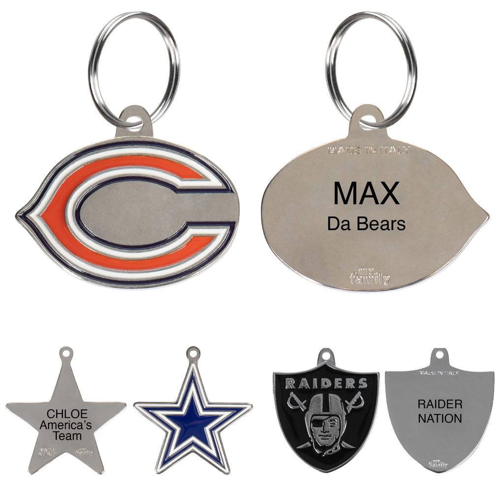Personalized Pet ID Tag with Team Logo