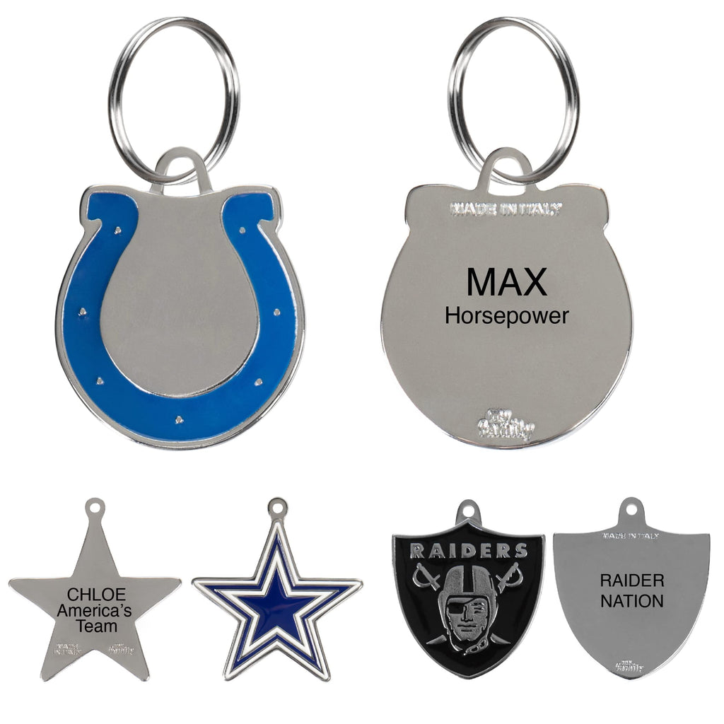 Personalized Pet ID Tag with Team Logo