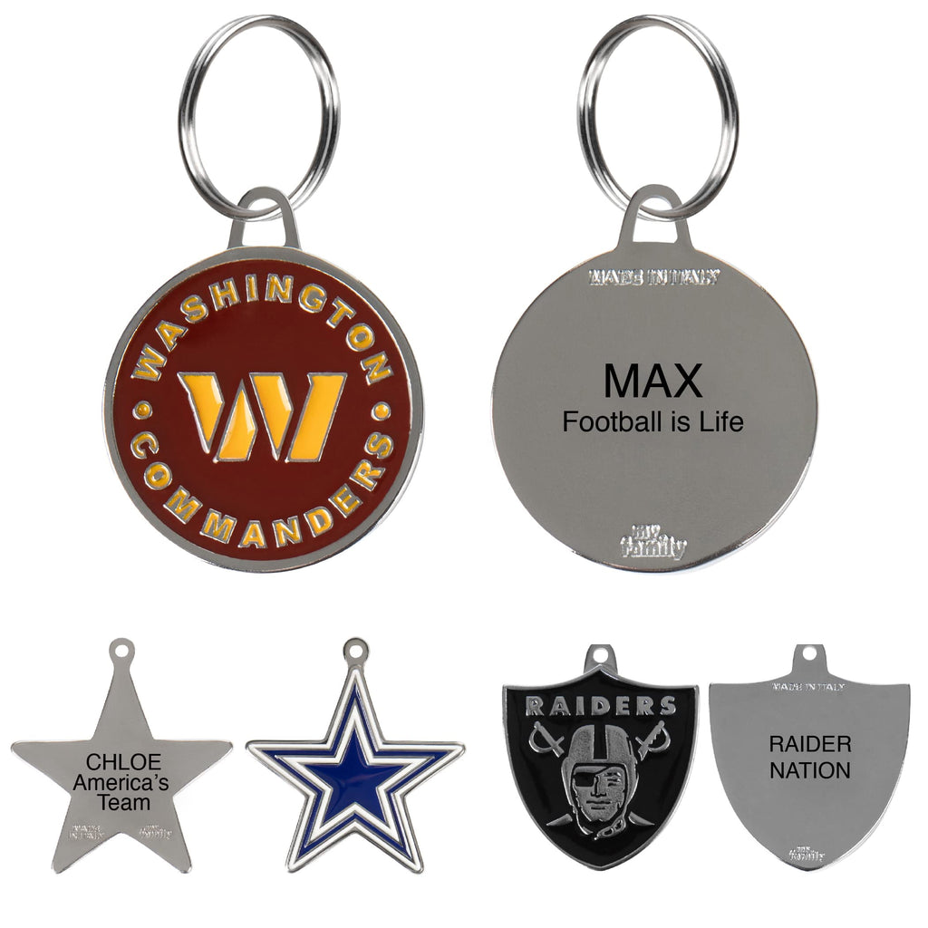 Personalized Pet ID Tag with Team Logo