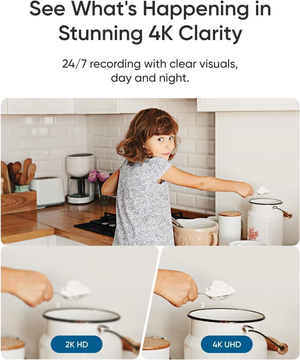 4K Indoor Pet Camera 2-Pack with App Monitoring