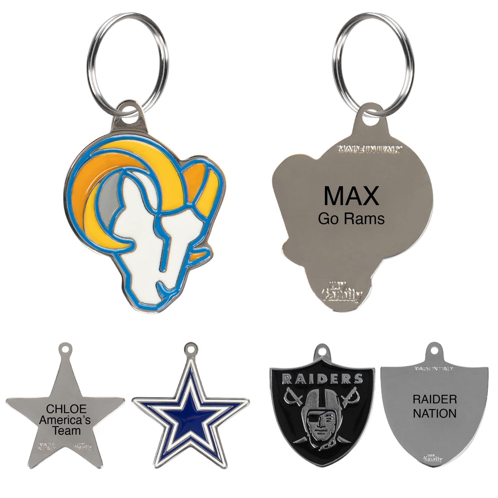 Personalized Pet ID Tag with Team Logo