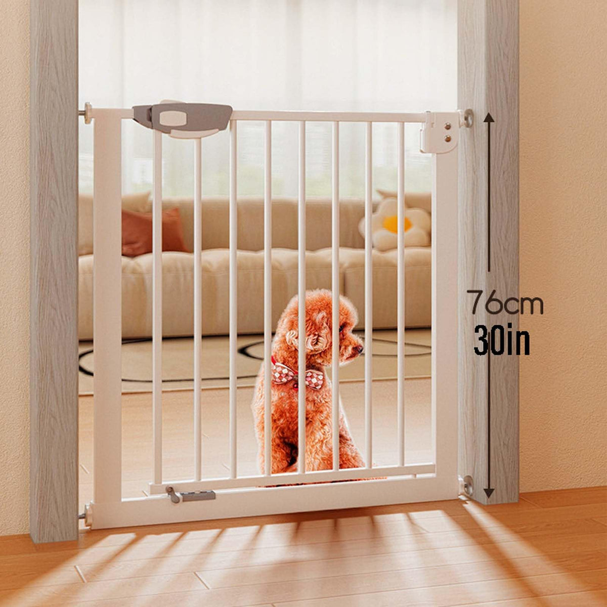 Retractable Mesh Pet Gate for Doorways