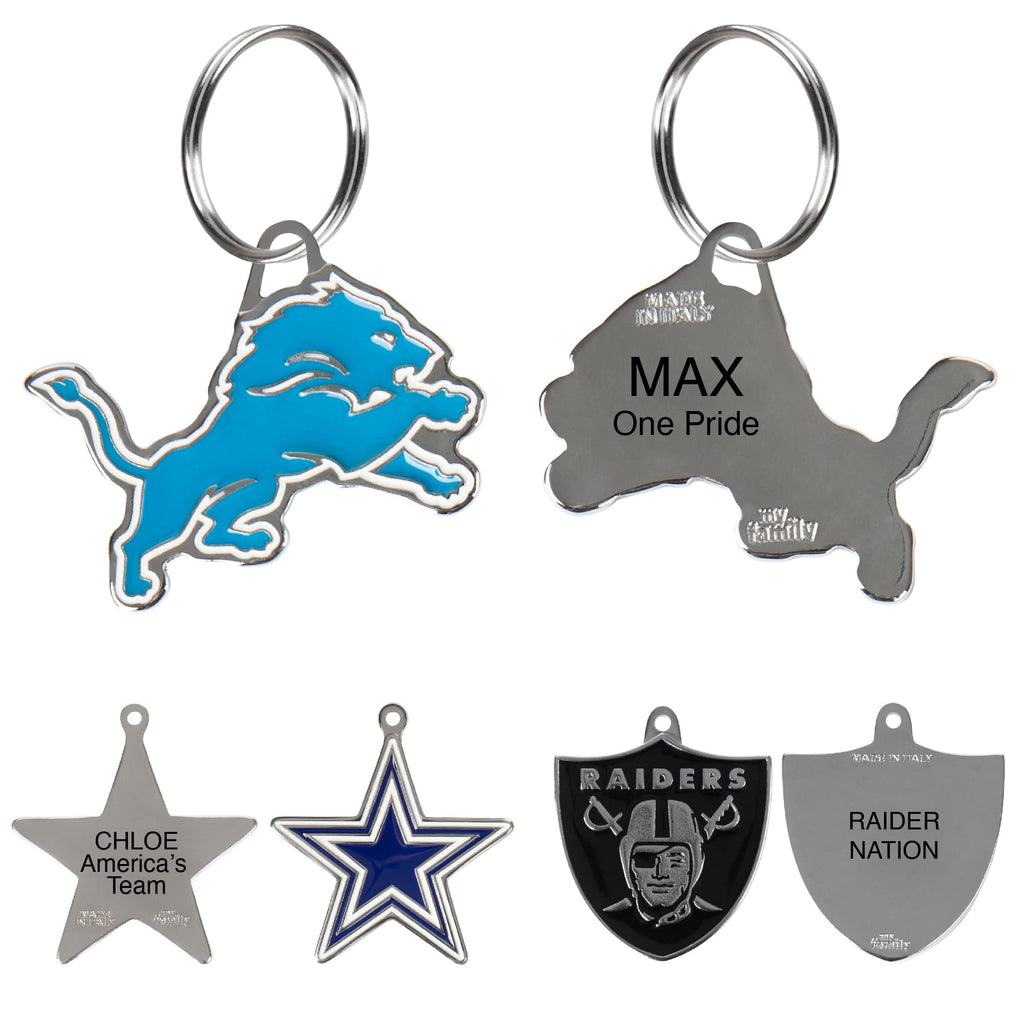 Personalized Pet ID Tag with Team Logo
