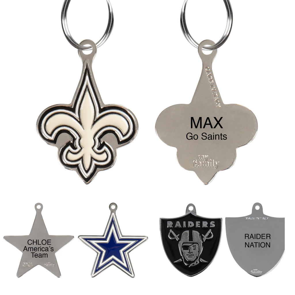 Personalized Pet ID Tag with Team Logo