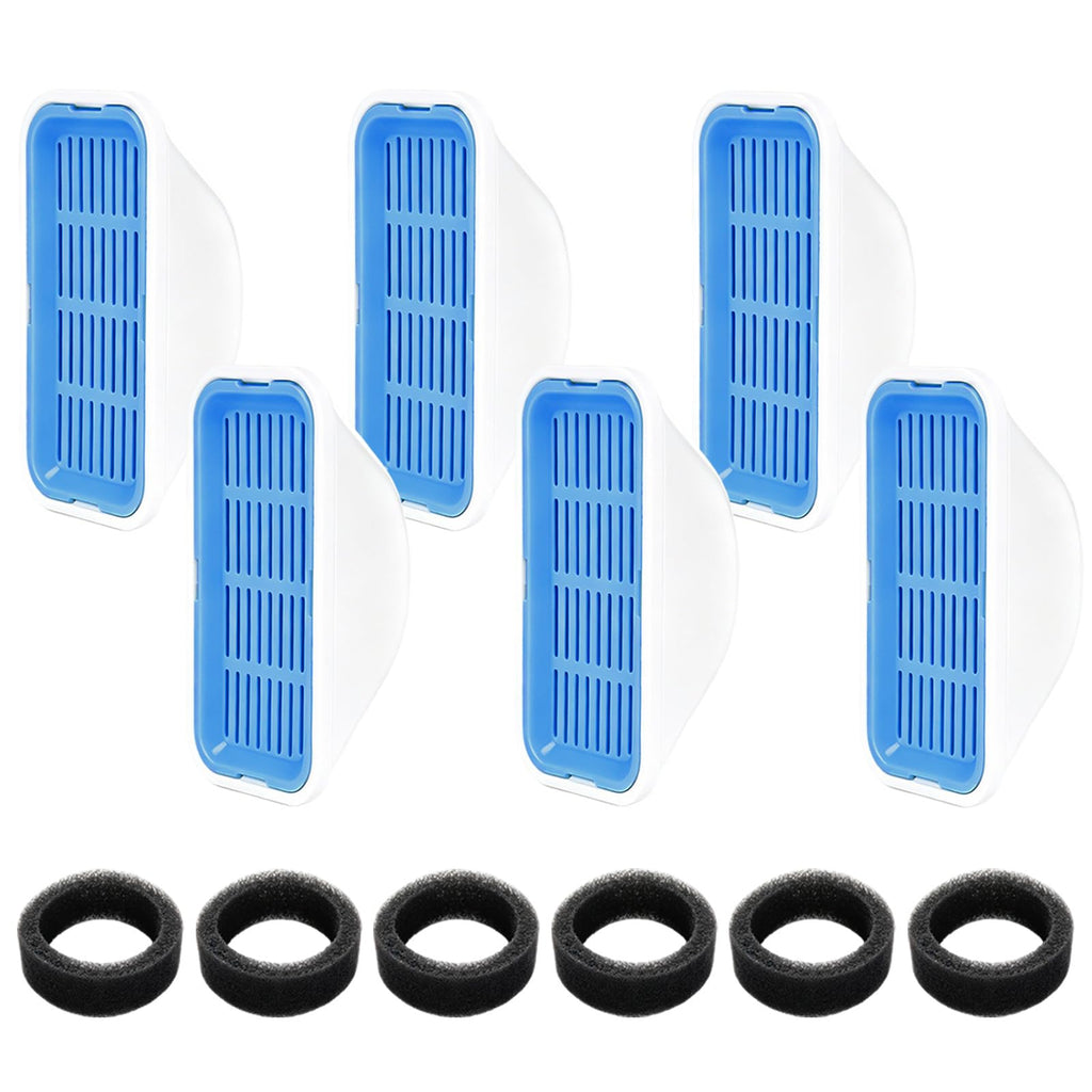 Pet Water Fountain Replacement Filters for 2.5L & 3.2L Fountains