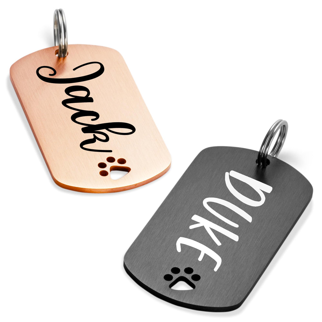 Ultra Joys Custom Personalized Bone Dog ID Tag for Pets