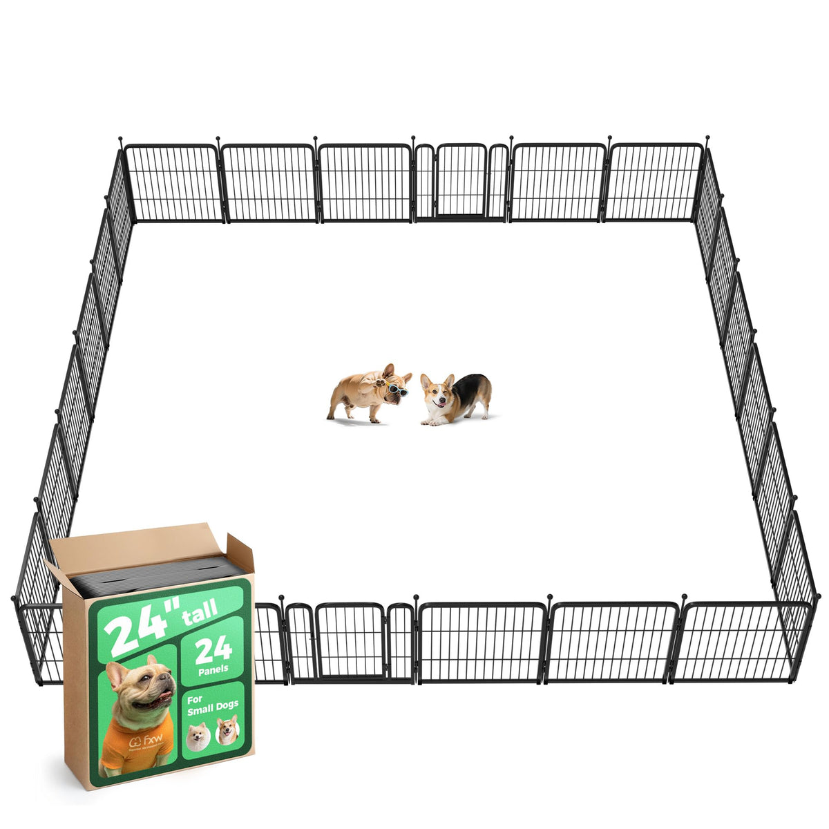 FXW Rollick Dog Playpen, Indoor, Yard & RV Camping