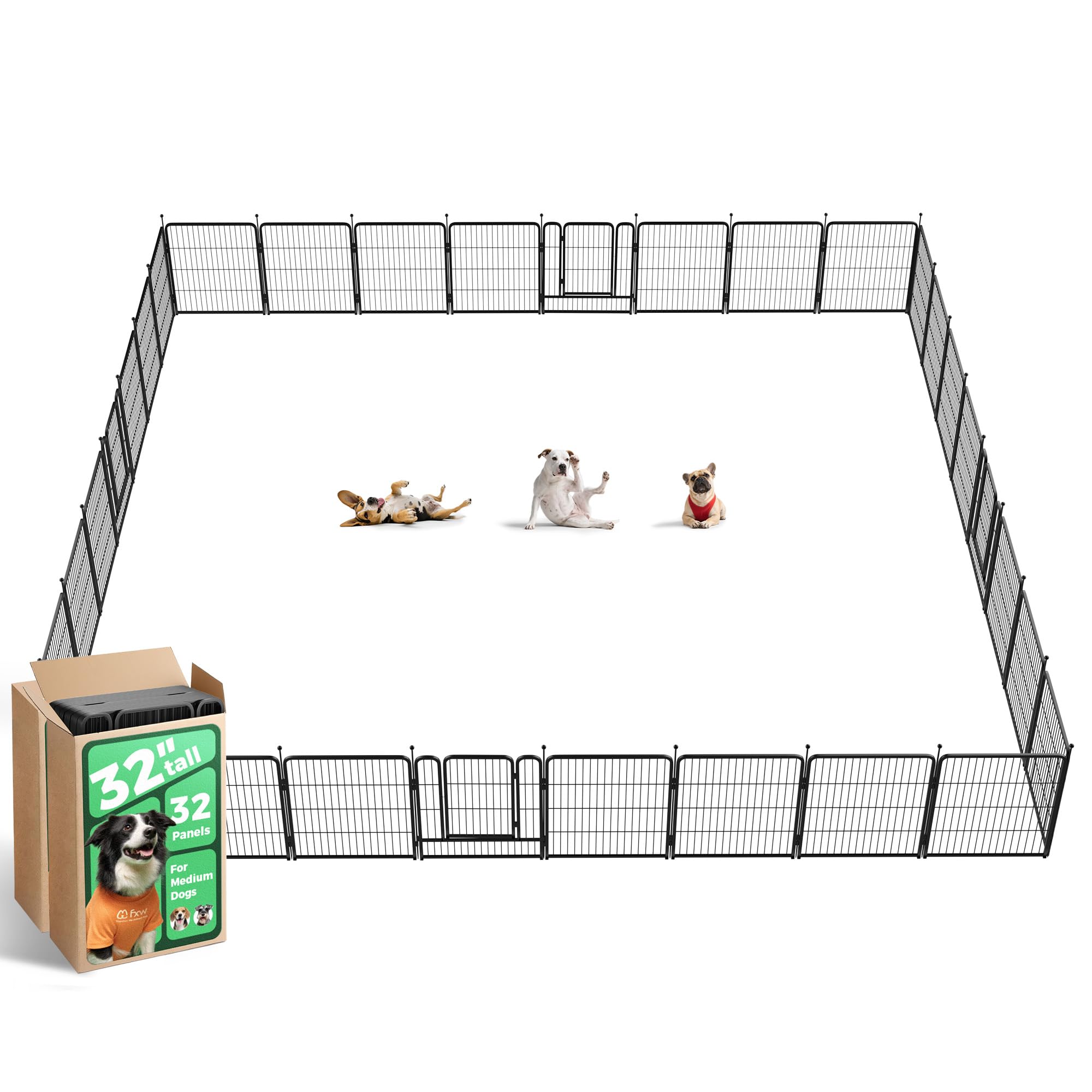FXW Rollick Dog Playpen, Indoor, Yard & RV Camping