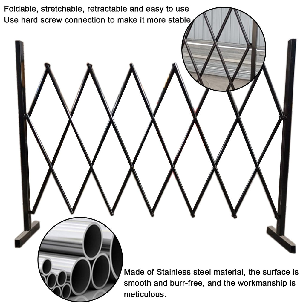 Expandable Heavy-Duty Portable Metal Barrier