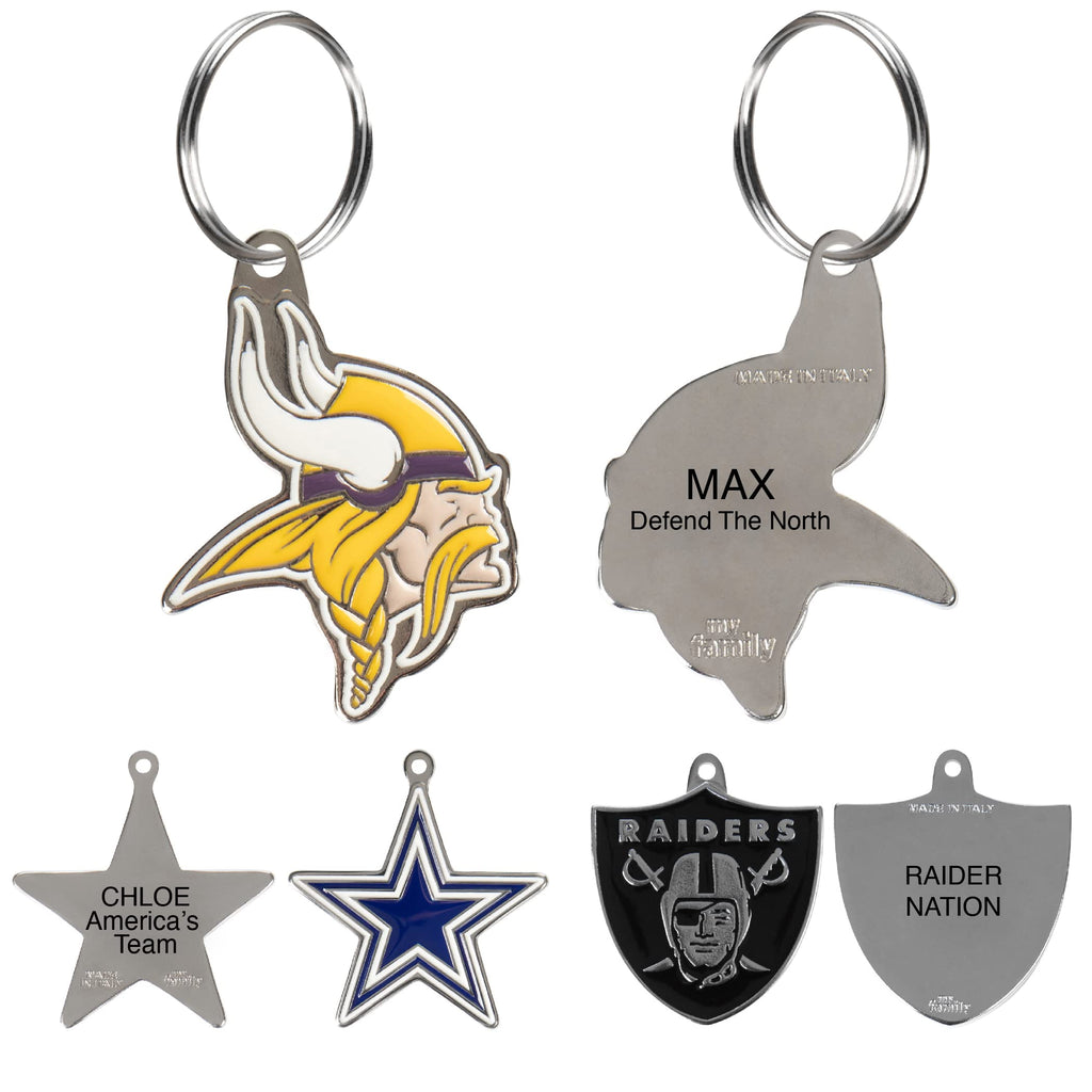 Personalized Pet ID Tag with Team Logo
