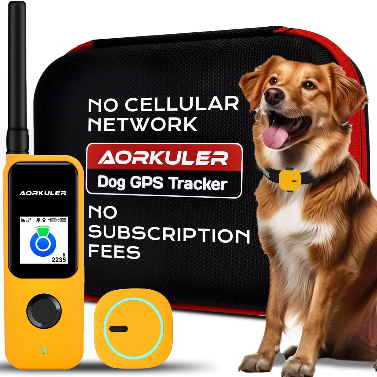 Subscription-Free GPS Dog Tracker for Off-Grid Areas