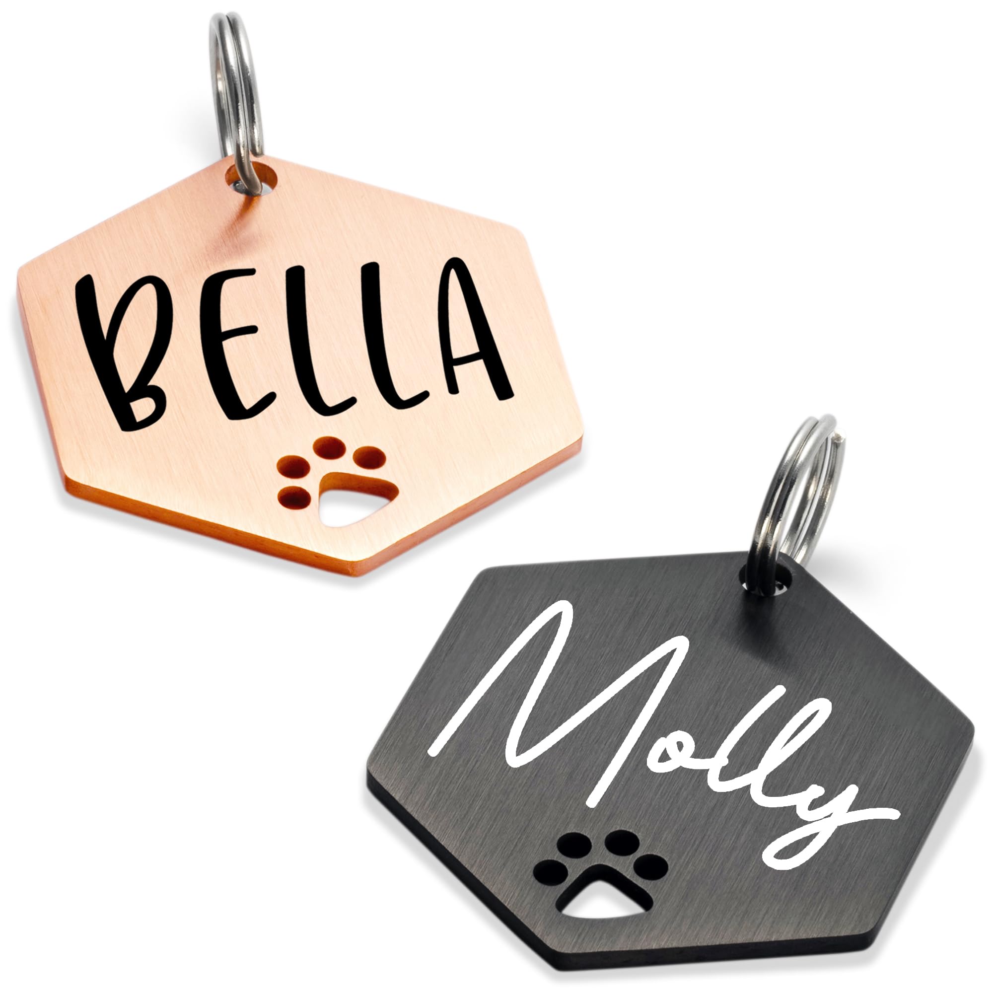 Ultra Joys Custom Personalized Bone Dog ID Tag for Pets