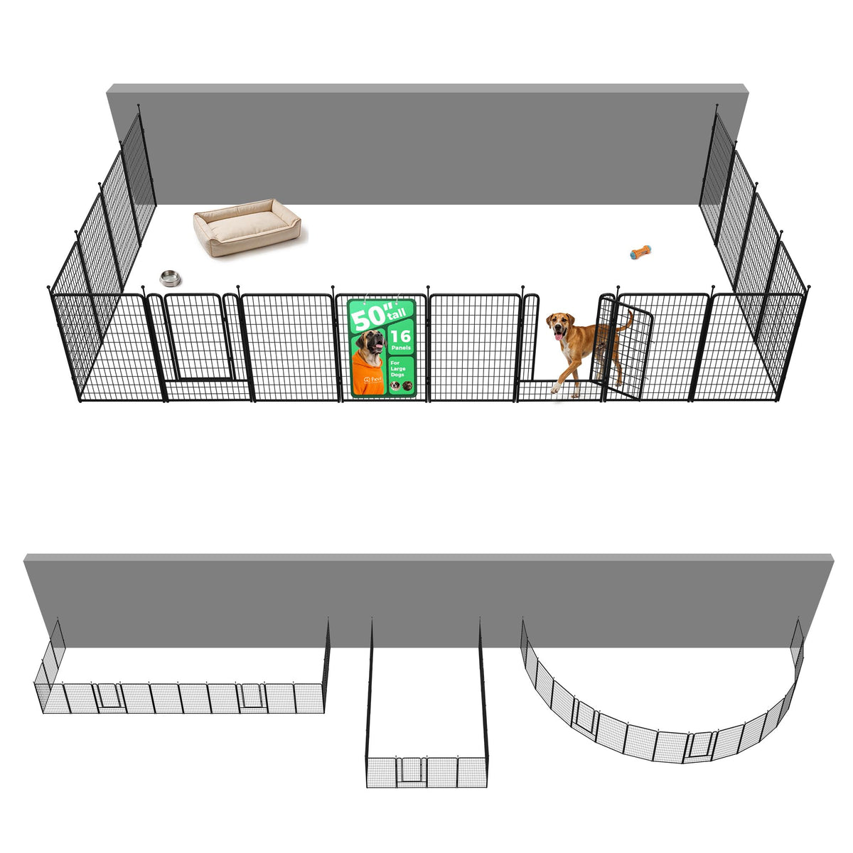 FXW Rollick Dog Playpen, Indoor, Yard & RV Camping