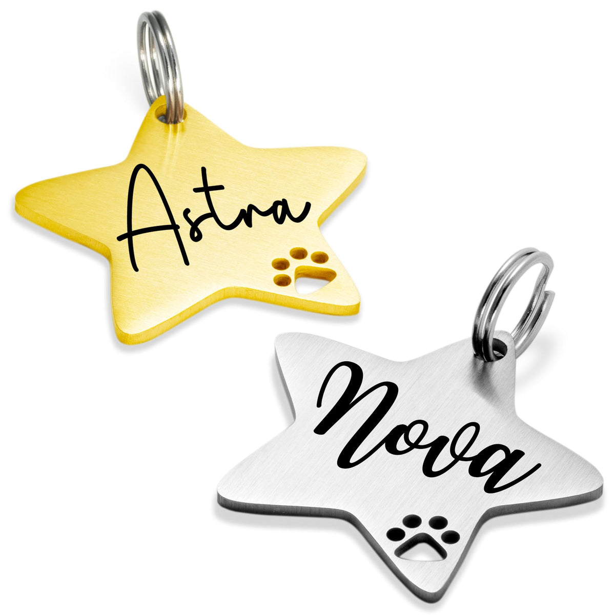 Ultra Joys Custom Personalized Bone Dog ID Tag for Pets