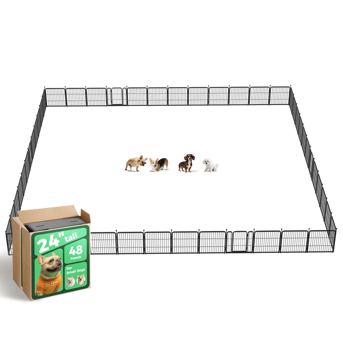 FXW Rollick Dog Playpen, Indoor, Yard & RV Camping